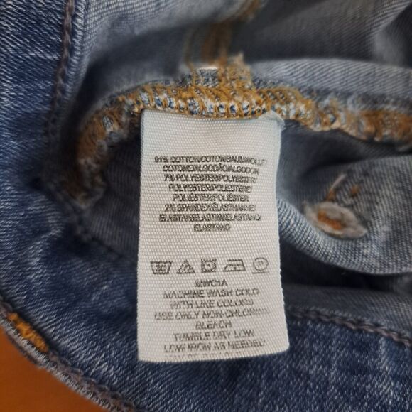 Free People Jeans Womens Size 27 Blue Light Wash Denim Skinny Stretch Jegging - Picture 12 of 16